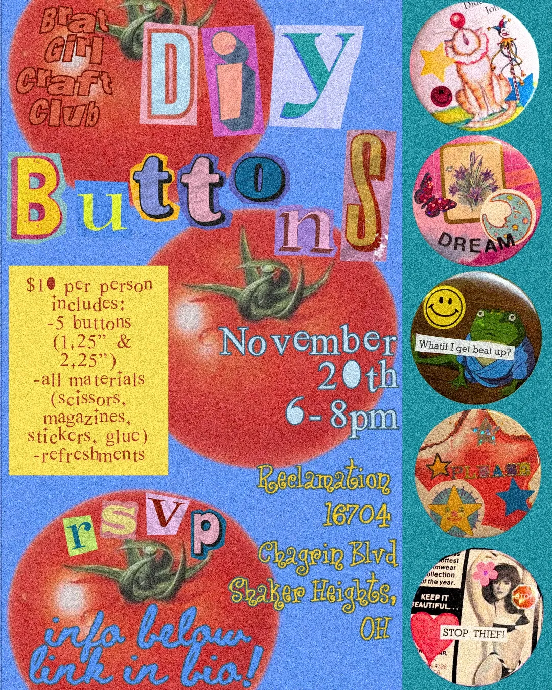 event-submission:DIY Button Making at Reclamation