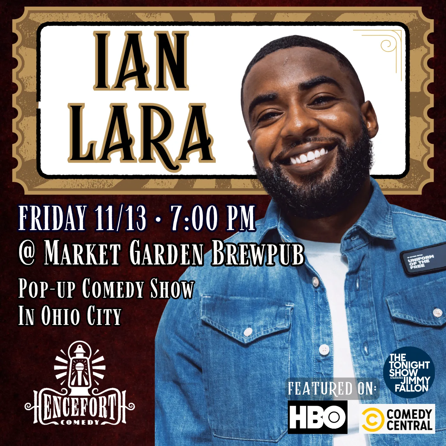 event-submission:Ian Lara Live in Ohio City | Henceforth Comedy